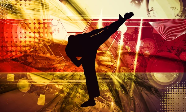 Martial art background — Stock Photo, Image