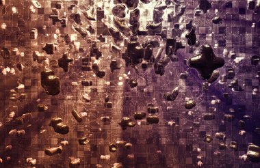 Teknoloji 3d render arka plan  