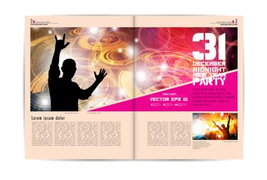 Düzen dergisi şablon çizimi