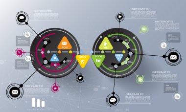 Infographic öğeleri şekil