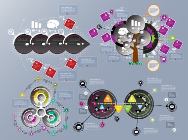Infographic çizim şablonu 