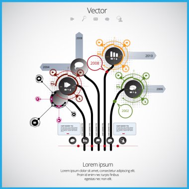 Infographic öğeleri şekil