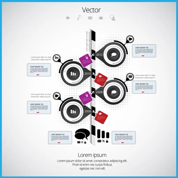 Infografische Elemente Illustration — Stockvektor