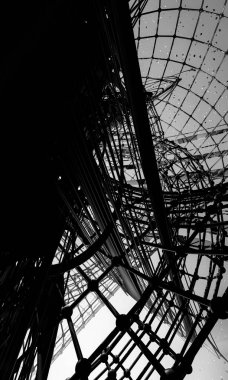 Soyut dijital teknoloji arkaplanının 3B görüntülenmesi 