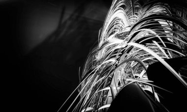 Soyut dijital teknoloji arkaplanının 3B görüntülenmesi 