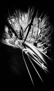 Soyut dijital teknoloji arkaplanının 3B görüntülenmesi 