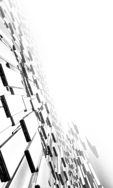 Soyut dijital teknoloji arkaplanının 3B görüntülenmesi 