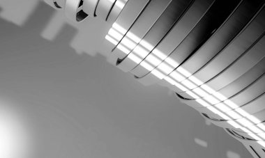 Soyut dijital teknoloji arkaplanının 3B görüntülenmesi 