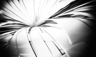 Soyut dijital teknoloji arkaplanının 3B görüntülenmesi 