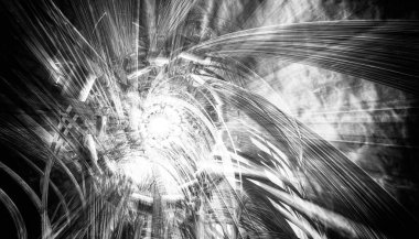 Soyut dijital teknoloji arkaplanının 3B görüntülenmesi 