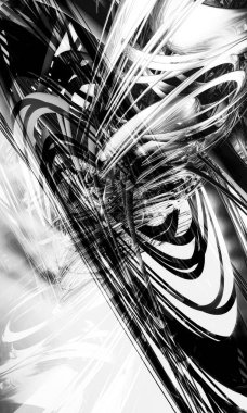 Soyut dijital teknoloji arkaplanının 3B görüntülenmesi 