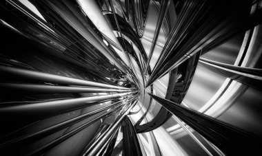 Soyut dijital teknoloji arkaplanının 3B görüntülenmesi 