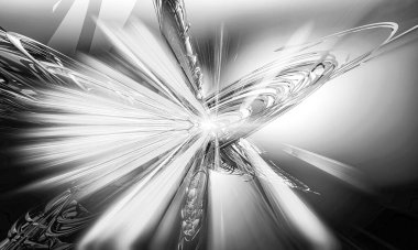 Soyut dijital teknoloji arkaplanının 3B görüntülenmesi 