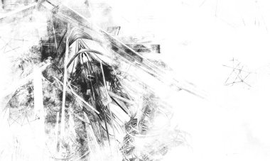 Soyut dijital teknoloji arkaplanının 3B görüntülenmesi 