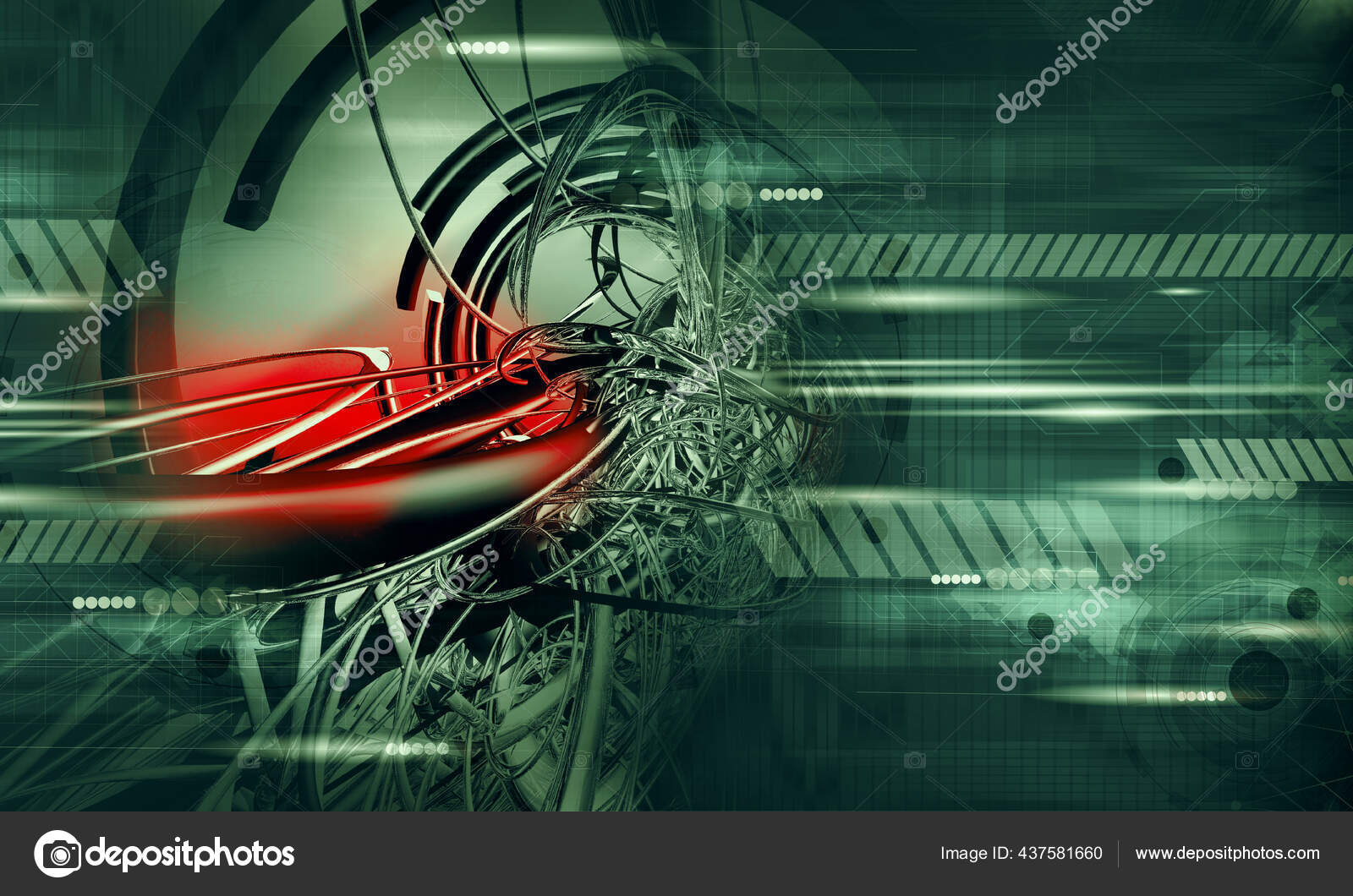 Illustration Abstract Technology Digital Tech Concept Ready Banner  Background Stock Photo by ©zeber2010 437581660