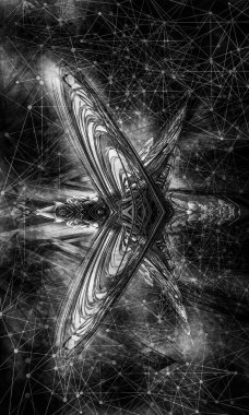 Yenilikçilik teknolojisinin 3 boyutlu tanıtımı, yüksek teknoloji iletişim konsepti