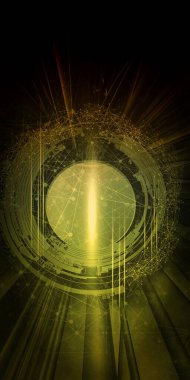 soyut teknoloji kavramı arka plan 3D render