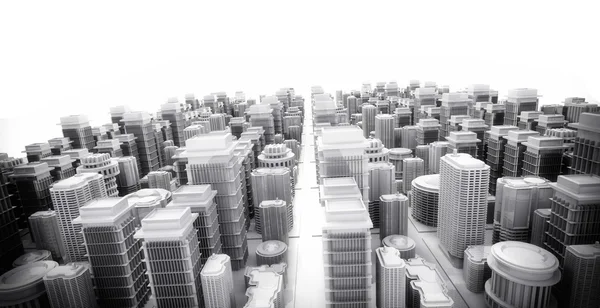 3D City Model — Stock Photo, Image