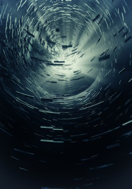 3D fütüristik arka plan