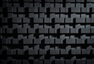 soyut küpleri koyu arka plan