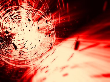 Kırmızı patlama arka plan