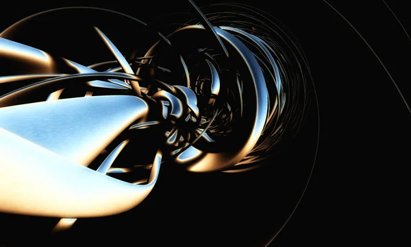 3d abstrakcyjne futurystyczne tło — Zdjęcie stockowe