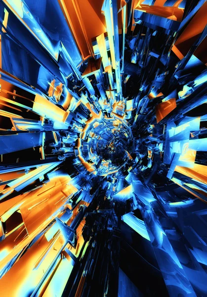 3d soyut geleceksel arkaplan