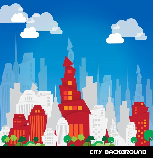 City Landscape — Stock Vector