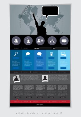 Web sitesi tasarım şablonu