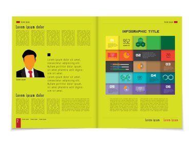 iş broşür tasarım şablonu