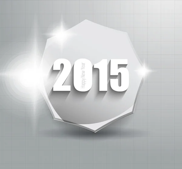 Original 2015 feliz año nuevo fondo — Vector de stock