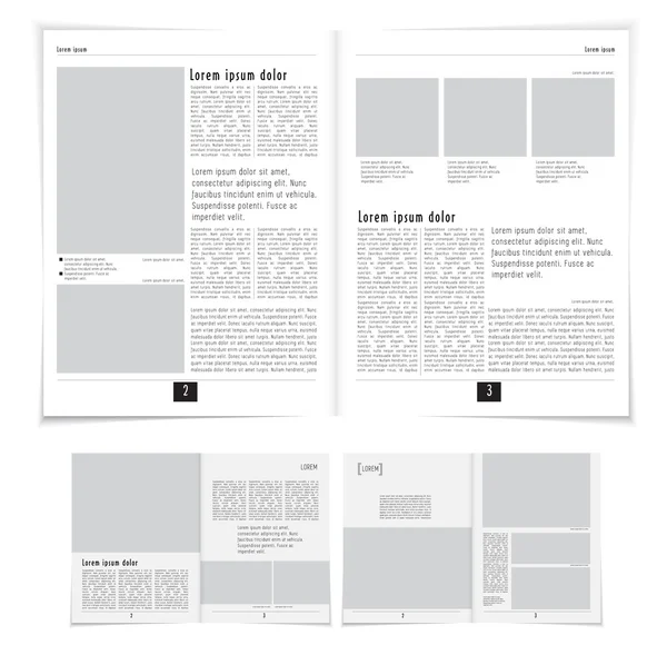 Magazine de mise en page — Image vectorielle