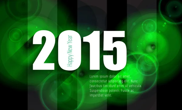 Original 2015 feliz año nuevo fondo — Vector de stock