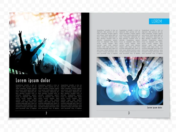 Layout-Magazin — Stockvektor