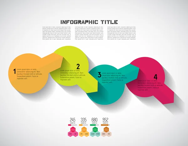 Daire akış şeması afiş arka plan