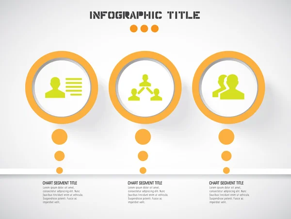 Linha do tempo Infográfico — Vetor de Stock