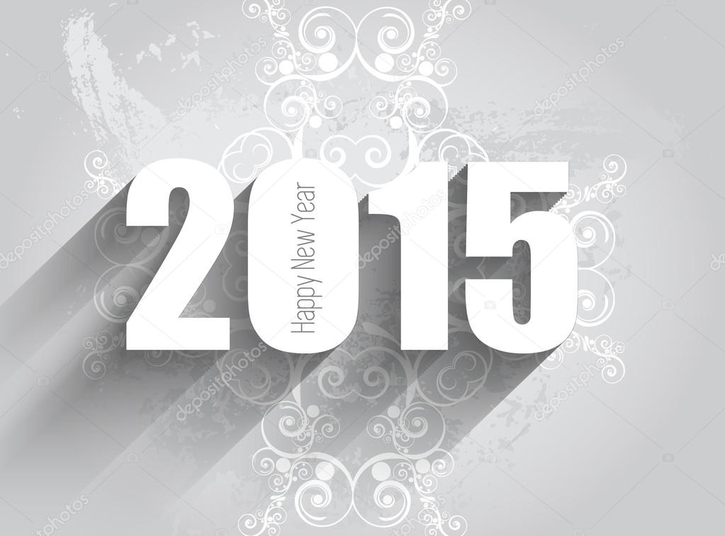 Original 2015 happy new year background