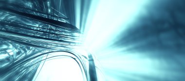 3d soyut geleceksel arkaplan