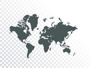 World map clipart