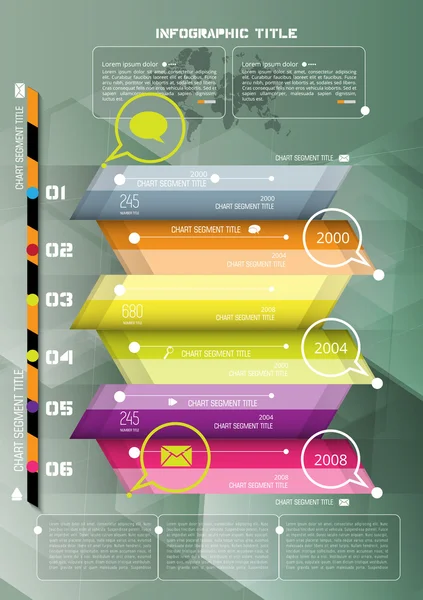 Timeline Infographic — Stock Vector