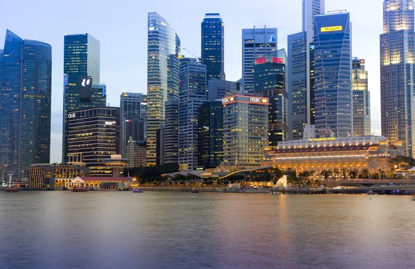 Singapur finans bölgesi — Stok fotoğraf