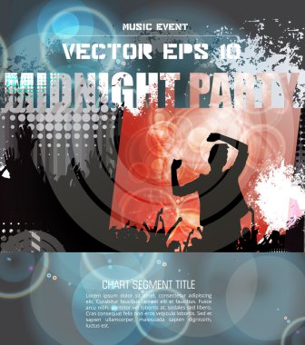 Gece yarısı parti şablonu