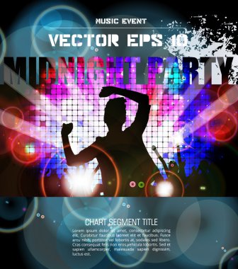 Gece yarısı parti şablonu