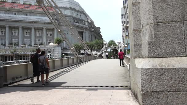 在新加坡旅游一天 — 图库视频影像
