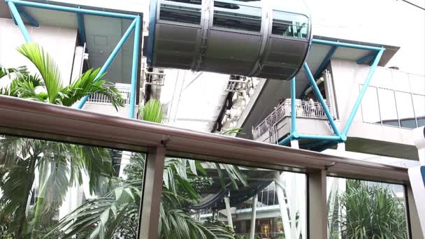 Touristes avec Singapore Flyer — Video