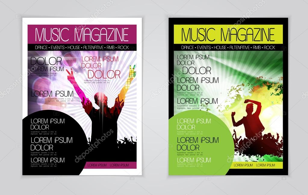 Musical magazine covers