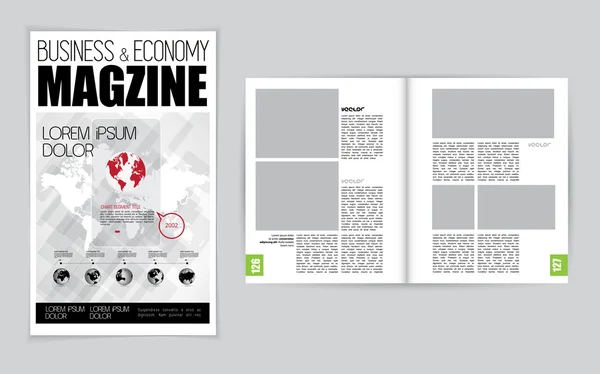 Magazyn układ biznesu — Wektor stockowy