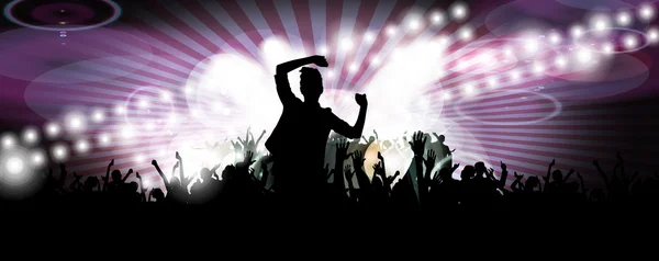 People dancing in club — Stock Vector