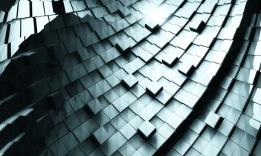 3D fütüristik arka plan