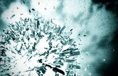 3D patlama arka plan